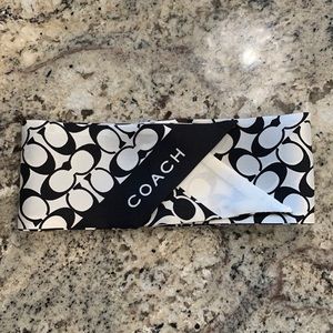 Reversible Coach silk scarf